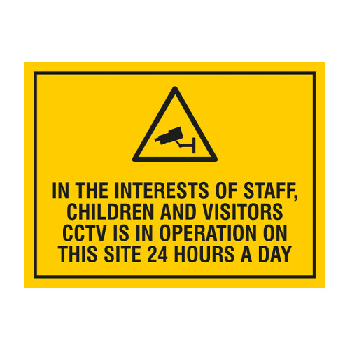 cctv is in operation on this site 24 hours