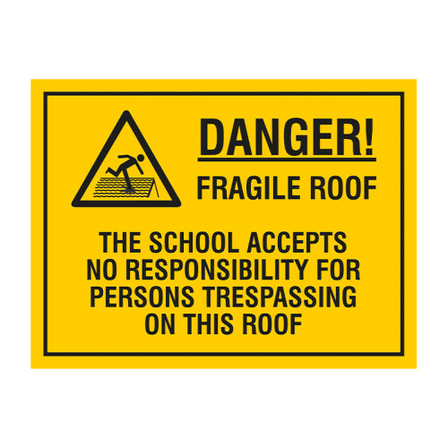 Fragile roof