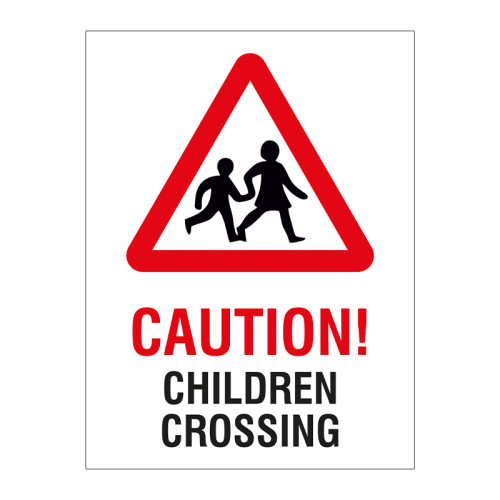 Caution! Children crossing 