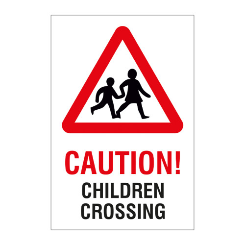 Caution! Children crossing 