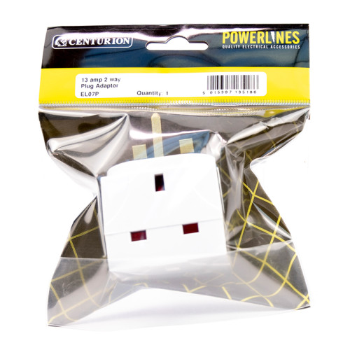 13 Amp 2 Way Unfused Adaptor