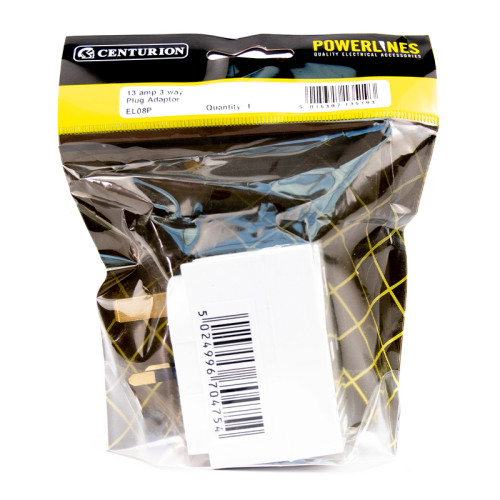 13 Amp 3 Way Fused Adaptor
