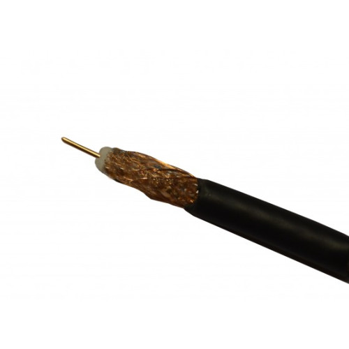 Single Core Brown Coaxial Cable, 100m