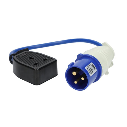 FLY LEAD 16A(PLUG)>13A(SOCKET) 240V