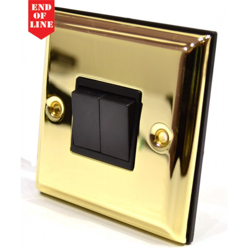 Victorian Brass Double Switch