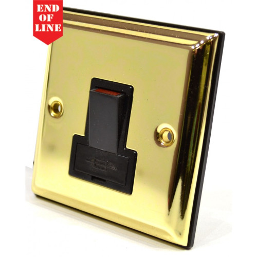 Victorian Brass Switched Fuse Spur