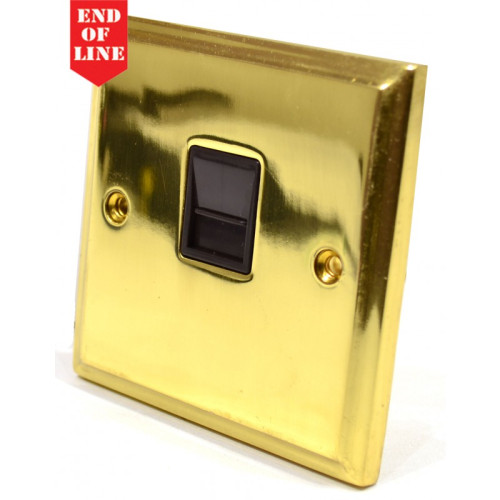 Victorian Brass Master Telephone Socket