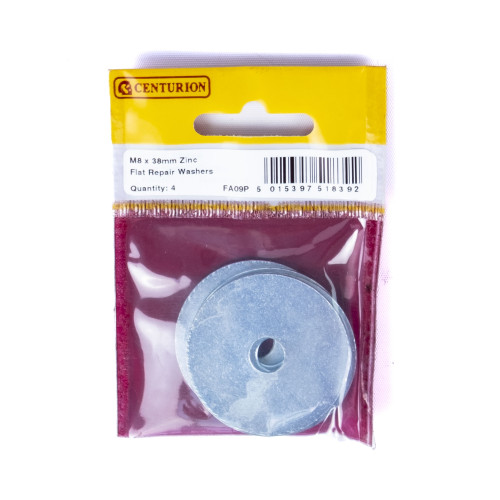 M8 x 38mm ZP Flat Repair Washers (4pk)