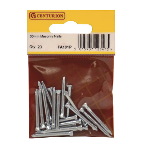 30mm Masonry Nails (Pack of 20)