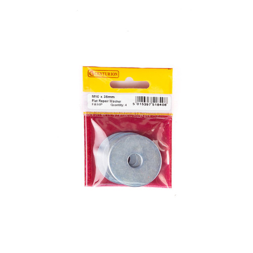 M10 x 38mm ZP Flat Repair Washers (4pk)