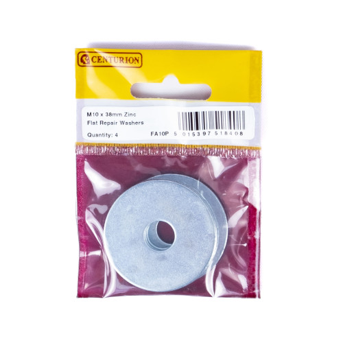 M10 x 38mm ZP Flat Repair Washers (4pk)