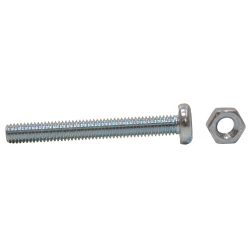 Slotted Pan Head Machine Screws and Nuts