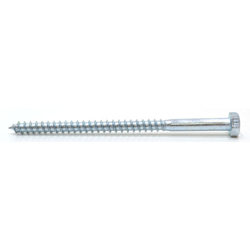 Coach Screws, M6 x 100mm, Zinc Plated