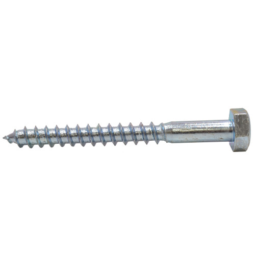 Coach Screws, M10 x 100mm, Zinc Plated
