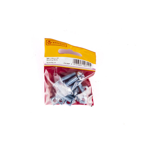 M6 x 20mm ZP Roofing Bolts (Pack of 9)
