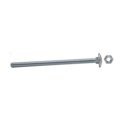 M6 x 75mm ZP Small Carriage Bolts & Nuts (200)