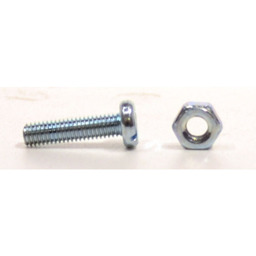 Slotted Pan Head Machine Screws and Nuts