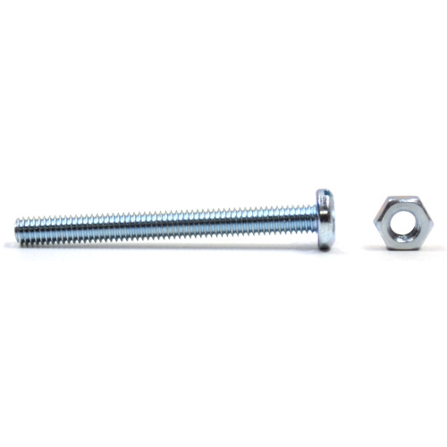 Slotted Pan Head Machine Screws and Nuts
