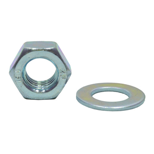 Centurion Steel Hex Nuts and Washers, M12, Zinc Plated