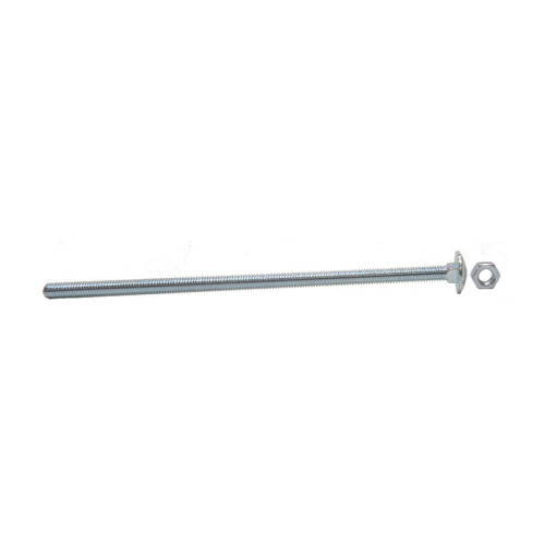 M6 x 100mm ZP Small Carriage Bolts & Nuts (200)