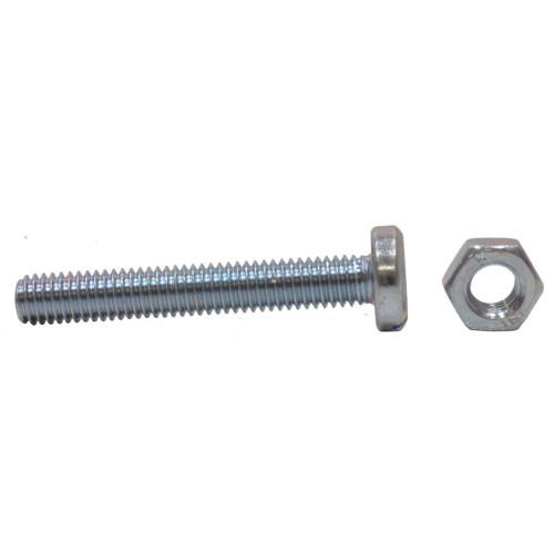 Slotted Pan Head Machine Screws and Nuts