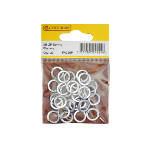 M8 ZP Spring Washer (Pack of 30)