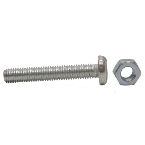 Slotted Pan Head Machine Screws and Nuts