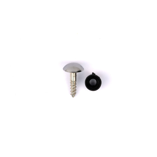 20mm x 8 CP Dome Mirror Screws (100)