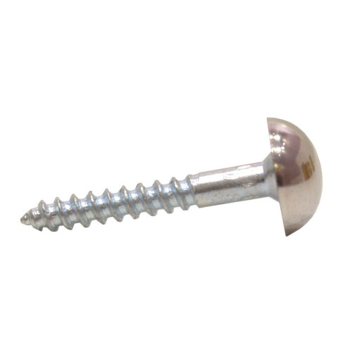 30mm x 8 CP Dome Mirror Screws (100)