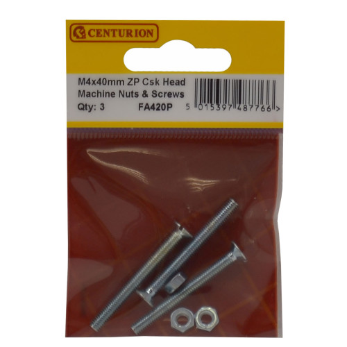 Slotted Countersunk Head Machine Screws