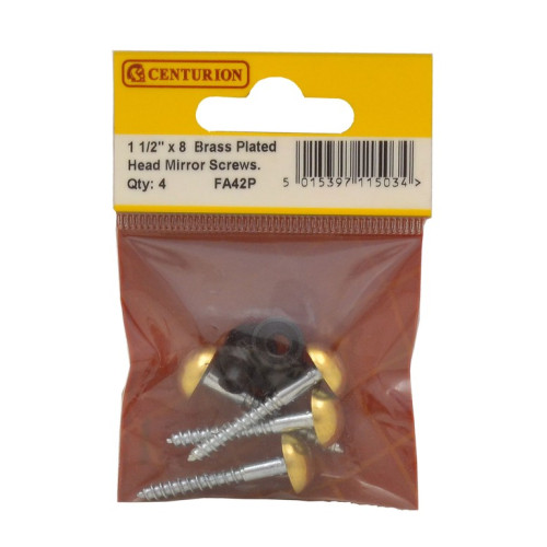 38mm x 8 EB Dome Mirror Screws (Pack of 4)