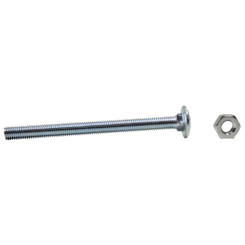 M10 x 130mm ZP Cup Sq Hex Carriage Bolts & Nuts