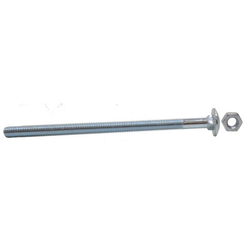 M10 x 200mm ZP Small Carriage Bolts & Nuts (25)