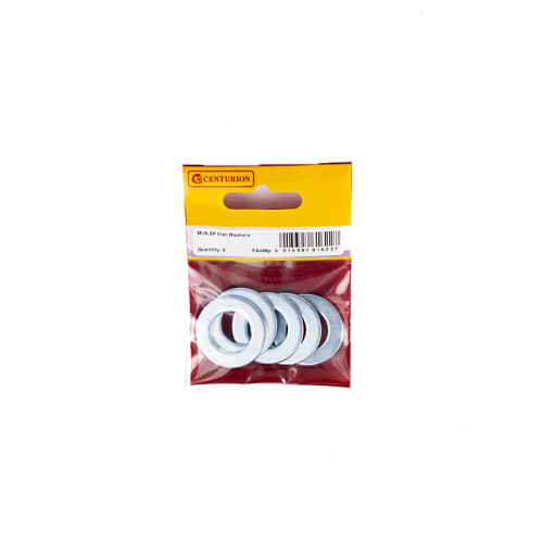 M16 ZP Flat Washers (Packs of 5)