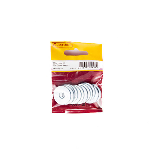 M8 x 25mm ZP Flat Repair Washers (Packs of 12)