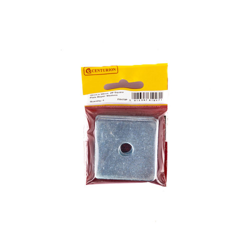 10mm x 50mm ZP Square Plate Repair Washers (Packs of 4)