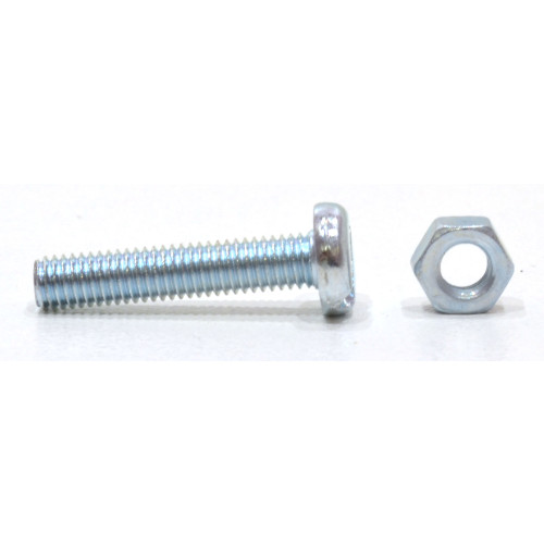Slotted Pan Head Machine Screws and Nuts