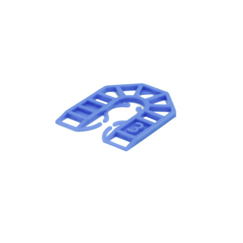 3mm x 43mm x 55mm Blue Small 'U' Shim (1000)