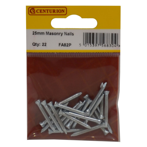 25mm Masonry Nails (pack of 22)
