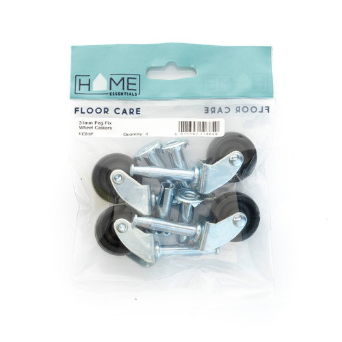 31mm Peg Fix Castors (Pack of 4)