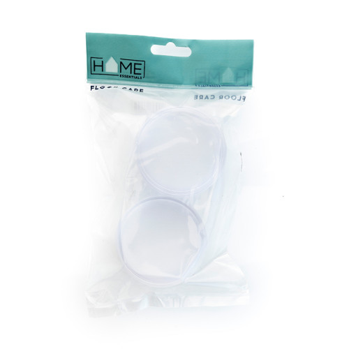 60mm Clear Castor Cups (Pack of 4)