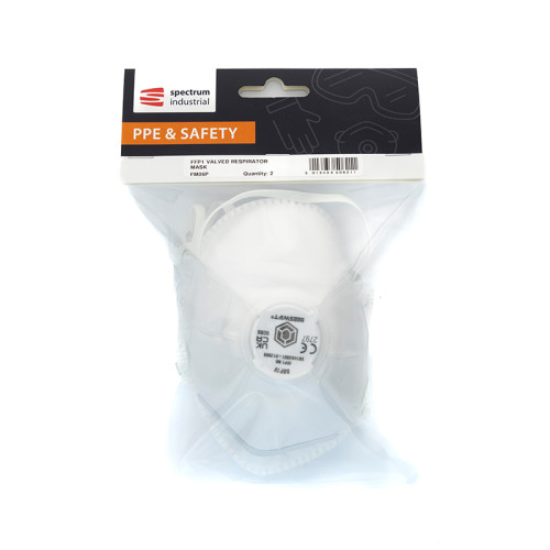 Folding Valve Dust Mask, FFP1