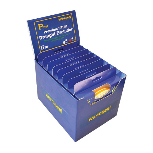 Warmseal Self Adheisve 'P' Strip White, Box Deal (Made to Order)