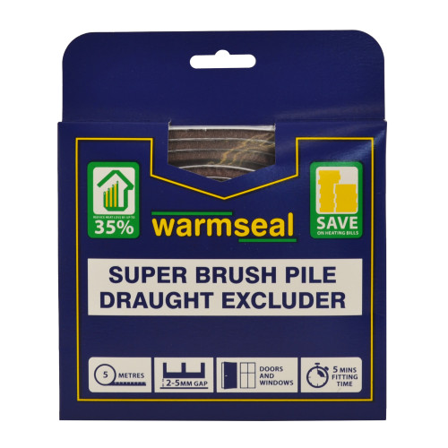 Warmseal Super Brush Pile, Brown, 5m