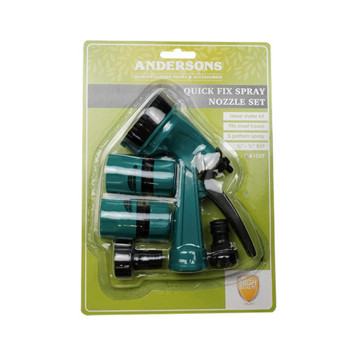 Spray Gun Set, 5 Piece, 1/2" BSP