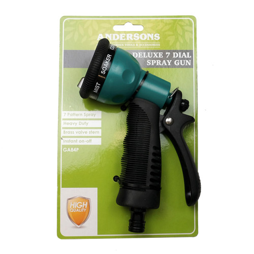 7 Dial Plastic Spray Gun, 1/2" BSP