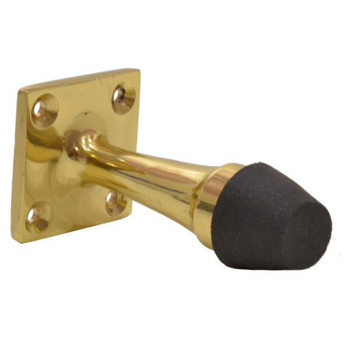 70mm (2 3/4") PB Square Base Projection Door Stop