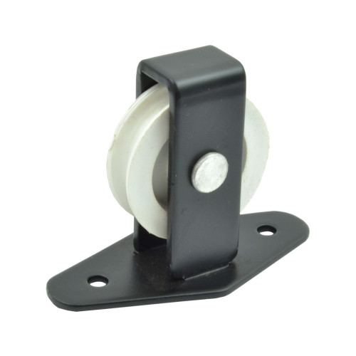 Single Upright Pulley, Epoxy Black, 38mm