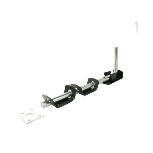 Garage Door Bolts, Epoxy Black, 300mm