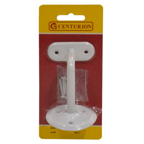 Steel Handrail Brackets, Epoxy White, 75mm